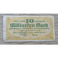 Werty71 Германия 10000000000 10 миллиардов марок 1923 Реклингхаузен Северный Рейн-Вестфалия  банкнота