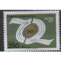 Марка из серии 1972г. Турция "ОИ в Мюнхене" MNH
