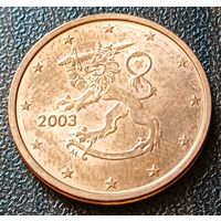 Финляндия 2 евроцента, 2003    ( 1-4-3 )