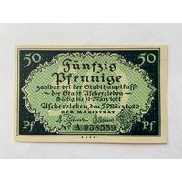 Нотгельд 50 пфеннигов Уфшерслебен. Веймарская республика - 1602