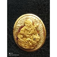 Золотая накладка с перстня,17-18 век