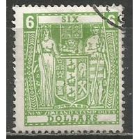Новая Зеландия. Герб страны. Гербовая марка. 1986г. Mi#86.