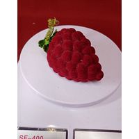 С рубля без мц. коробка для кольца "Малина". 7х5см.