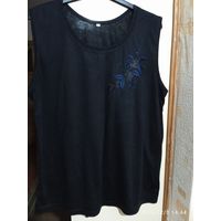 Майка с цветочком женская 56-58 размер