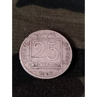 25 сантимов.