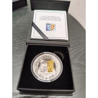 Медведь AIY Тотем Кочевников 2024 Казахстан 1000 тенге Бриллиант Пруф