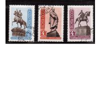 СССР-1961 (Заг.2460-,2526-2527) гаш., Памятники , (полная серия)(на фото образец, остальные не хуже)
