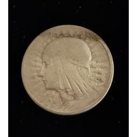 2 злотых 1932 г.  Польша.  Ядвига.  Серебро