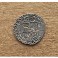 Венгрия (Габсбурги), денарий 1571 г., Максимилиан II (1564-1576)