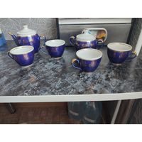 Чайный сервиз кобальт