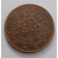 5 евроцентов, Австрия 2002 г.