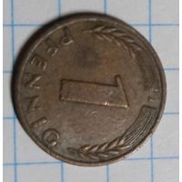 1 пфенниг 1950 J ФРГ