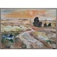 Лихоненко Н.И. Акварель. Бумага.  42х59 см.