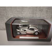 Модель автомобиля Бугатти, silver cars collection.