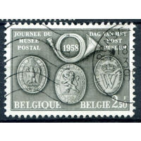 Бельгия - 1958г. - день почтовых музеев - 1 марка - полная серия, гашёная [Mi 1093]. #2-Be-38-A-2
