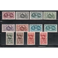 Румыния-1927, (Мих.308-319)  *  , 50-лет независимости, Короли Карл I  и Фердинанд I(полная серия)