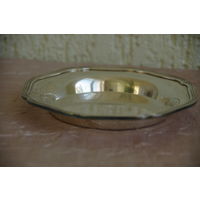 Ваза , тарелка с серебрением 14,5 см х 14,5 см