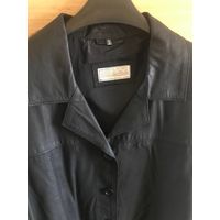 Кожаная куртка-пиджак 90х S (оверсайз)Новая Винтаж