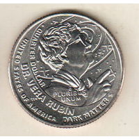 США квотер 2025 Выдающиеся Женщины Америки Доктор Вера Рубин двор D