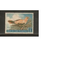 Сан-Марино-1960(Мих.635) , **  ,  Фауна,  Птицы