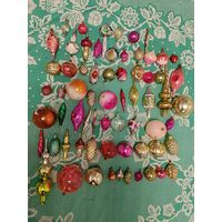 Елочные игрушки стекло СССР с рубля