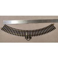 Рельс радиусный R=250mm с контактами питания Fleischmann #1706, НО 1:87
