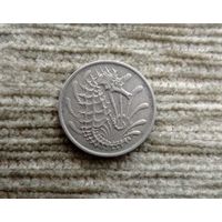 Werty71 Сингапур 10 центов 1968 морской конек