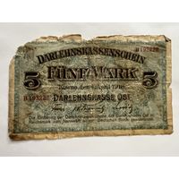 Литва 5 марок 1918 Германская оккупация