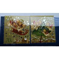 Марки, Украина 2007, Новый год