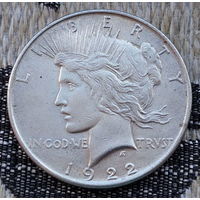 США 1 доллар 1922 года. Серебро! Сторгуй за свою цену, предложи обмен! Y140