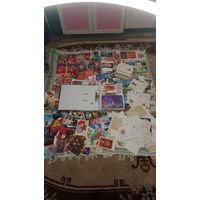 Огромная коллекция открыток тематика "9 мая,1 мая 23 февраля " плюс письма и конверты