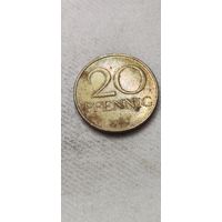 Гдр 20 пфенниг 1969