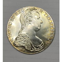 Талер Мария Терезия (Тереза) 1780 Рестрайк. Люкс.