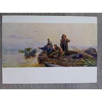1958. Заборов. Рыбаки озера Нарочь