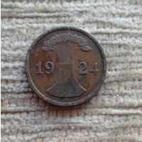 Werty71 Германия 2 пфеннига 1924 А