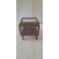 ШКАТУЛКА СТАРИННАЯ ВИТРИНА ДЛЯ ЮВЕЛИРНЫХ ИЗДЕЛИЙ