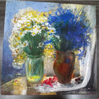 Цидик Н 1994 дерево темпера 50*50