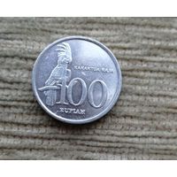 Werty71 Индонезия 100 рупий 1999 черный пальмовый какаду