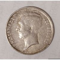 С рубля без мц! 2 франка 1911 Бельгия - серебро! Отличная!