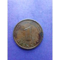 Германия ФРГ 1 пфенниг 1981 G