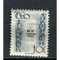 Французские колонии - Того - 1947 - Portomarken. 10C - [Mi.38p] - 1 марка. MH.  (Лот 45Jw)-T9P1