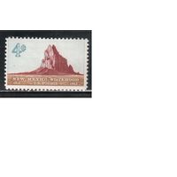 США-1962, (Мих.820),  *   ,  Штат Нью-Мексико  (одиночка)