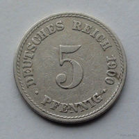 Германия 5 пфеннигов, 1900 A