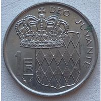 Монако 1 франк 1977 г.