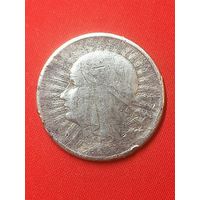 2 злотых 1932 г. Ядвига. Серебро. Польша. С рубля , без м.ц. См. др. мои лоты.