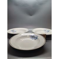 Тарелка СССР. глубокая 3 шт. одним лотом.