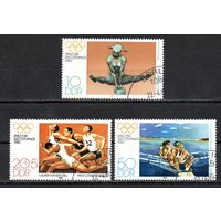 XXII летние Олимпийские игры в Москве ГДР 1980 год серия из 3-х марок