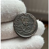 Денга 1791 КМ Биткин R! Сузунский монетный двор!