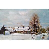 Холст/масло. Весна.