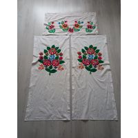 Занавески фиранки вышитые старинные  на окно